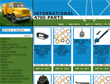 Tablet Screenshot of international4700parts.com